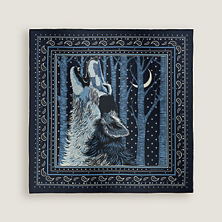 Awooooo! Bandana scarf 65 - Beige | Hermès Mainland China